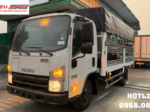 ISUZU 2.7 TẤN THÙNG BẠT QKR270 EURO5